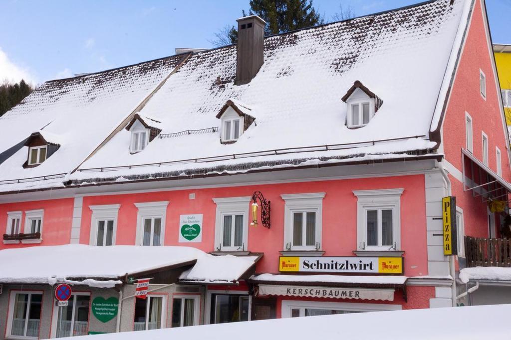 Bed & Breakfast Goldener Stiefel Mariazell Bagian luar foto